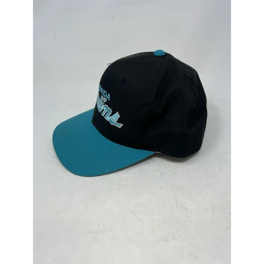 Vintage Sports‎ Specialties Florida Marlins Snapback Hat OSFA Two Tone Script
